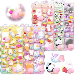 【送料無料】Skyfind 3Dシ ール シール ぷくぷく 立体 | おしりぷにぷに 夜光 ウォーター 手帳 可愛い 日記帳 DIY デコ キラキラ 女の子向け 携帯電話飾り 手芸用品 贈り物 (おしりぷにぷにシール6枚)