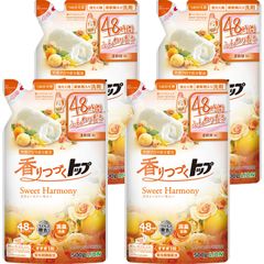 香りつづく Sweet Harmony 液体洗剤 トップ つめかえ用 500g×4個