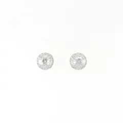 18KWG/K18WG ホワイトトパーズ ピアス