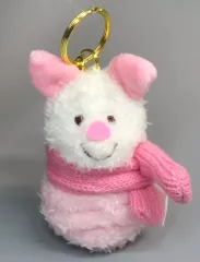 【中古】ぬいぐるみマスコット・ぬいぐるみバッジ ピグレット ぬいぐるみキーチェーン ゆきだるまたち 「くまのプーさん」 ディズニーストア限定
