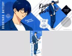 [중고]북 커버·구리 기요미네 잎 유화 클리어 북 커버 & 클리어 북마크 세트 [추첨 랙 망각 배터리 청춘의 책장~야구 부원들의 독서 지칸~] H상