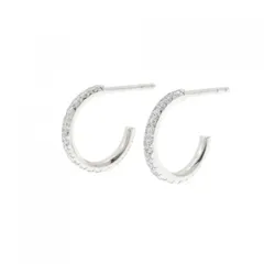 ティファニー メトロ フープ スモール ピアス