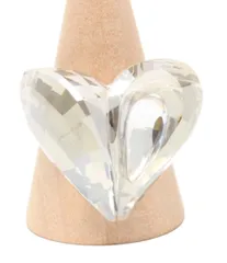 美品 スワロフスキー リング 指輪 ハートモチーフ レディース SIZE 14号 SWAROVSKI
