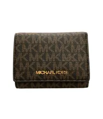 美品 マイケルコース 三つ折り財布 MKシグネチャー レディース MICHAEL KORS