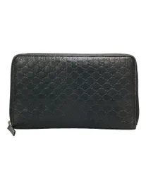 グッチ ラウンドファスナー長財布 マイクログッチシマ 322819 2091 メンズ GUCCI