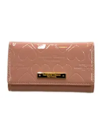 サマンサタバサ 4連キーケース ハート型押し エナメル キーリング付き レディース Samantha Thavasa