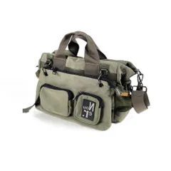 NOUER　YAMADAYA　ヌエール　ヤマダヤ　マルチウェイポケットデザインミニバッグ　2WAYバッグ　ハンドバッグ　ショルダーバッグ　カーキ