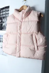 W(M) マリテフランソワジルボー ダウン アウター ジャケット ベスト ダウン ピンク-170F0