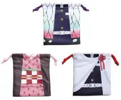 【中古】雑貨 胡蝶しのぶ＆竈門禰豆子＆栗花落カナヲ 巾着3枚セット 「鬼滅の刃」