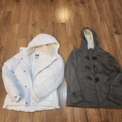 レディース Abercrombie アバクロンビー 白 ジャケット サイズ M / ノーブランド 떡뽁기ジャケット L まとめ