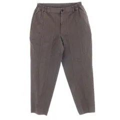 【中古】コムデギャルソン オムドゥ COMME des GARCONS HOMME DEUX 2025年春夏 ポリエステル イージー カジュアルスラックスパンツ グレーxブラウン×ブルー【サイズM】【メンズ】