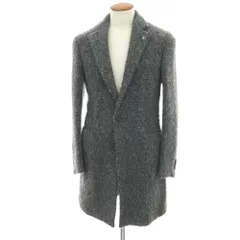 【中古】ラルディーニ LARDINI ウールアルパカモヘヤナイロン チェスターフィールドコート グレー【サイズ46】【メンズ】のサムネイル