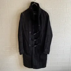 MARITHE + FRANCOIS GIRBAUD マリテフランソワジルボー STUDS MODS COAT M7-7063 スタッズ付き モッズコート アウター ブラック【中古】 メンズ