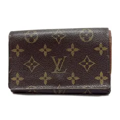 LOUIS VUITTON(ルイヴィトン) 2つ折り財布 モノグラム ポルトモネビエトレゾール M61730 - レザー