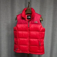 L ) ザノースフェイス レディース 700 ヌプシ ダウン ベスト レッド