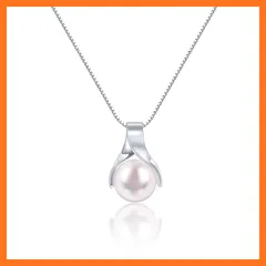 【新品】 [Naniwaai] ネックレス レディース 貝パール ネックレス 真珠 ペンダント シルバー 金属アレルギー対応 人気 女性 ジュエリー プレゼント 結婚式 記念日 母の日 0