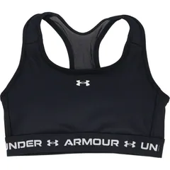 UNDER ARMOUR アンダーアーマー UAアーマーブラ フォーブカツ ミディアムサポート ブラ 6001295-001、(001)Black