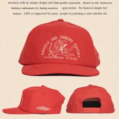 LXPL CAP AG レッド　トラッカーキャップ　アメカジ