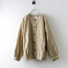 サマンサモスモス Samansa Mos2 SM2 ノーカラーショートブルゾン F‖ベージュ アウター 羽織り 上着【2400014767940】