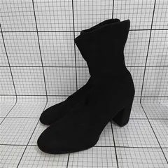 ◇ ⊇ エイチアンドエム H&M ストレッチショートブーツ ブラック系 39 レディース E  【1512220016963】