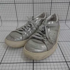 ◇ Θ オニツカタイガー Onitsuka Tiger TH7DOL シルバー系レザースニーカー 25.0cm メンズ E  【1512100016335】