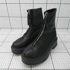 ◇ ⊇ コモンプロジェクト COMMON PROJECTS サイドジップレザーブーツ ブラック系 メンズ E  【1601070001462】