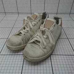 ◇ Θ アディダス adidas スタンスミス ベージュ系 スニーカー 24.5cm レディース E  【1601070001370】