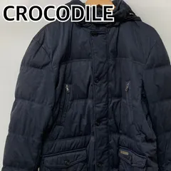 CROCODILE クロコダイル アウター ダウン ダウンジャケット ネイビー メンズ 【CT2541】