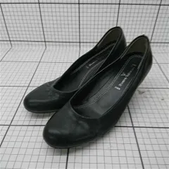 ◇ Θ ロメオバレンチノ Romeo Valentino パンプス ブラック系 22.0cm レディース E  【1601150011756】