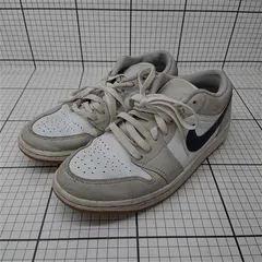 ◇ Θ ナイキ Nike エアジョーダン1 ロー 553558-146 ホワイト系 メンズスニーカー 25.5cm E  【1601150011602】