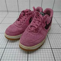 ◇ Θ ナイキ Nike エアフォース1 ロー DQ7583-600 ピンク系 スエード スニーカー レディース E  【1601150011466】