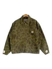 【中古】Carhartt　WIP ｶｰﾊｰﾄﾜｰｸｲﾝﾌﾟﾛｸﾞﾚｽ DUCK　DETROIT　JACKET　ｶﾓﾌﾗ　迷彩 ｶｰｷ L 33951380