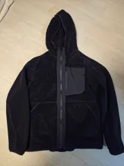 ユニクロxホワイトマウンテニアリング フリース フード パーカ L