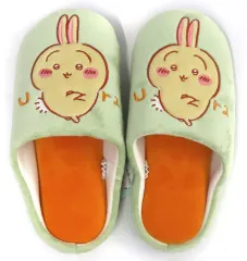 【中古】ルームシューズ・室内履き うさぎ 洗える ルームシューズ 「ちいかわ なんか小さくてかわいいやつ×しまむら」のサムネイル