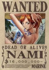 【中古】ポスター 海軍公式手配書(A3ポスター) ナミ 「ワンピース」 オフィシャルイベント限定