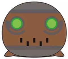 [중고] 봉제인형 마스코트 봉제인형 배지 파스칼 [모치모치 마스코트 NieR:Automata Ver1.1a]