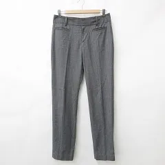 カルバンクライン CALVIN KLEIN パンツ テーパード ストレッチ ロング ストライプ グレー 4