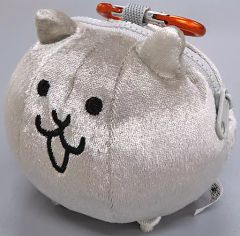 [중고] 잡화 메탈 고양이 봉제 인형 파우치 [냥코 대전쟁]