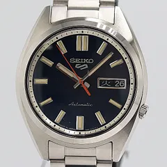 新品同様 稼働 箱/保付 セイコー 5スポーツ 4R36-15M0 001010 AT/自動巻 ブルー文字盤 メンズ腕時計 0277200 1NBT ABC18229 KMT