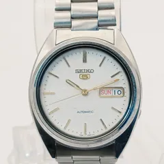 【稼働 良品】0130-1 SEIKO 5 セイコー5 ファイブ 7S26-3040 メンズ腕時計 自動巻き デイデイト