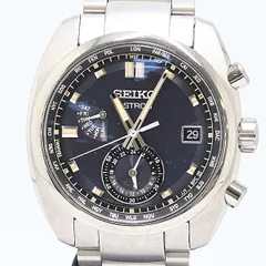 新品同様 保/箱付 稼働 セイコー アストロン 8B63-0AZ0 電波ソーラー ブラック文字盤 メンズ腕時計 2000000 1RSG MTY ABC18363