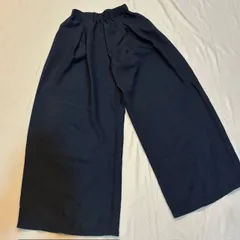 シーイン　【DAZY　】美シルエット ワイドレッグパンツ 　ストレッチ◎　 ネイビー 　Sサイズ