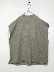 WYM LIDNM ウィムバイリドル MINIMAL LOOSE KNIT VEST ベスト sizeM/グレー ■■メンズ
