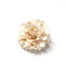 アイボリー お花モチーフ ブローチ コサージュ