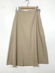SENSE OF PLACE センスオブプレイス アーバンリサーチ フレア スカート sizeM/ベージュ ■■レディース