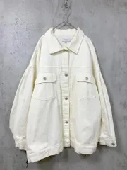 forksy フォルクシー オーバーサイズ2Wayシルエットデニム ジャケット sizeF/白 ■■レディース