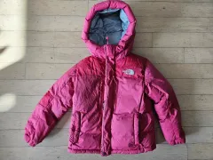 THE NORTH FACE ザノースフェイス ピンク色 ユア(YOOA) キッズ ダウン アウター 110