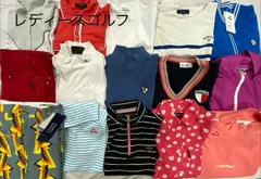 S528◇ レディース ゴルフウェア 春物 おまとめ 15点 アウター トップス パンツ タグ付き入り