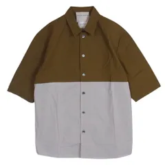 STEPHAN SCHNEIDER ステファンシュナイダー 切替 半袖 コットン シャツ カーキ系 4【中古】のサムネイル