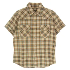 Stevenson Overall Co. スティーブンソンオーバーオール チェック ウエスタン 半袖 シャツ ブラウン系 サイズ表記無【中古】のサムネイル